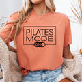 Pilates Mode On Shirt Funny Workout Tee Fitness Apparel Activewear Top Gift for Pilates Lovers Gym Enthusiasts Graphic Tee – Warm & Stylish · Perfect For Daily Wear
