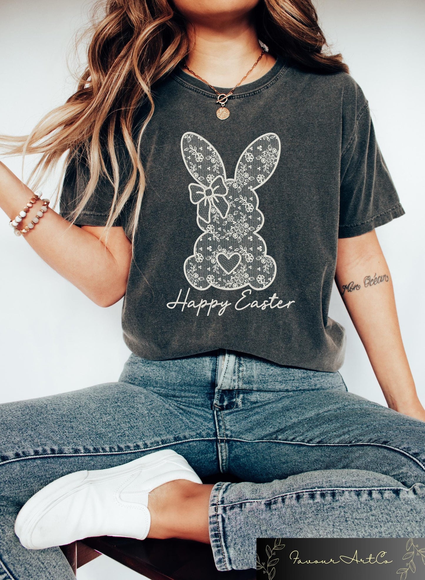 Bunny Coquette Bow T shirt Happy Easter Shirt Cute Bunny Sweatshirt Easter Matching Gift Women39s Easter Coquette Crewneck Rabbit Tee Sweatshirt – Everyday Comfort · Must-Have Style