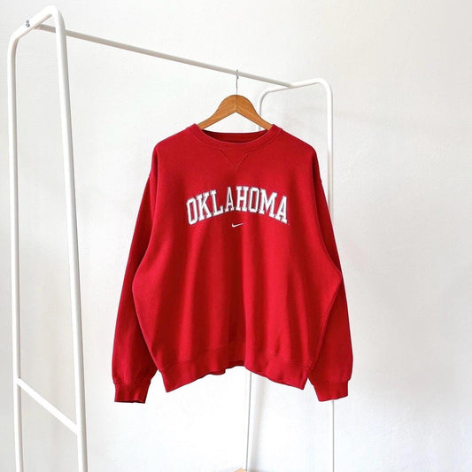 00s Oklahoma Sooners X Nike red sweatshirt L Sweatshirt – Fan Favorite · Great Gift For Fans