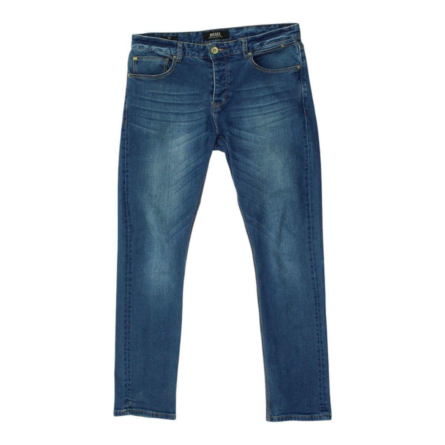 Diesel Mens Blue Slim Jeans Designer Casual Denim Trousers VTG Graphic Tee – Premium Graphic · High-Quality Print