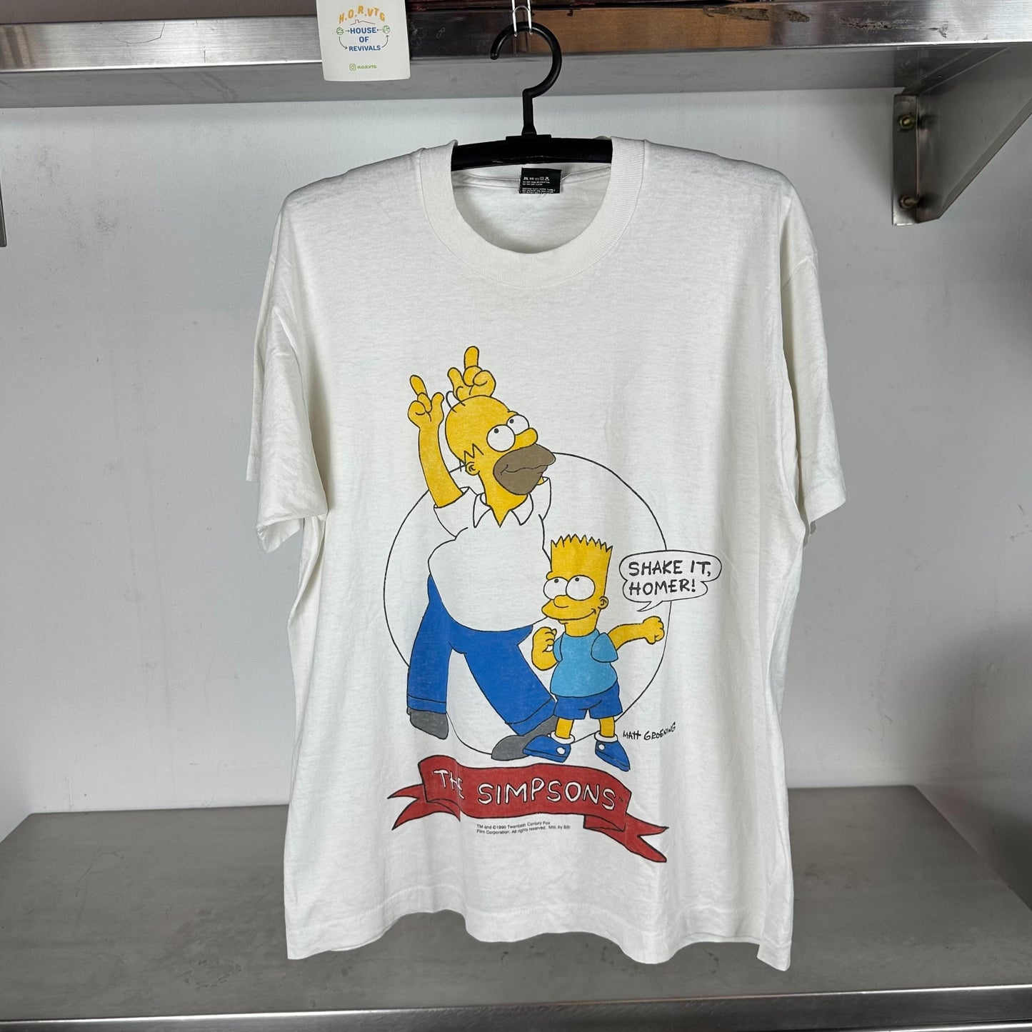 Vintage 1990 The Simpsons Shake It Homer TV Show Matt Groening single stitch T shirt Vintage The Simpsons Tshirt Vintage Cartoon Tshirt Graphic Tee – Easygoing Wear · Top Pick For Any Outfit