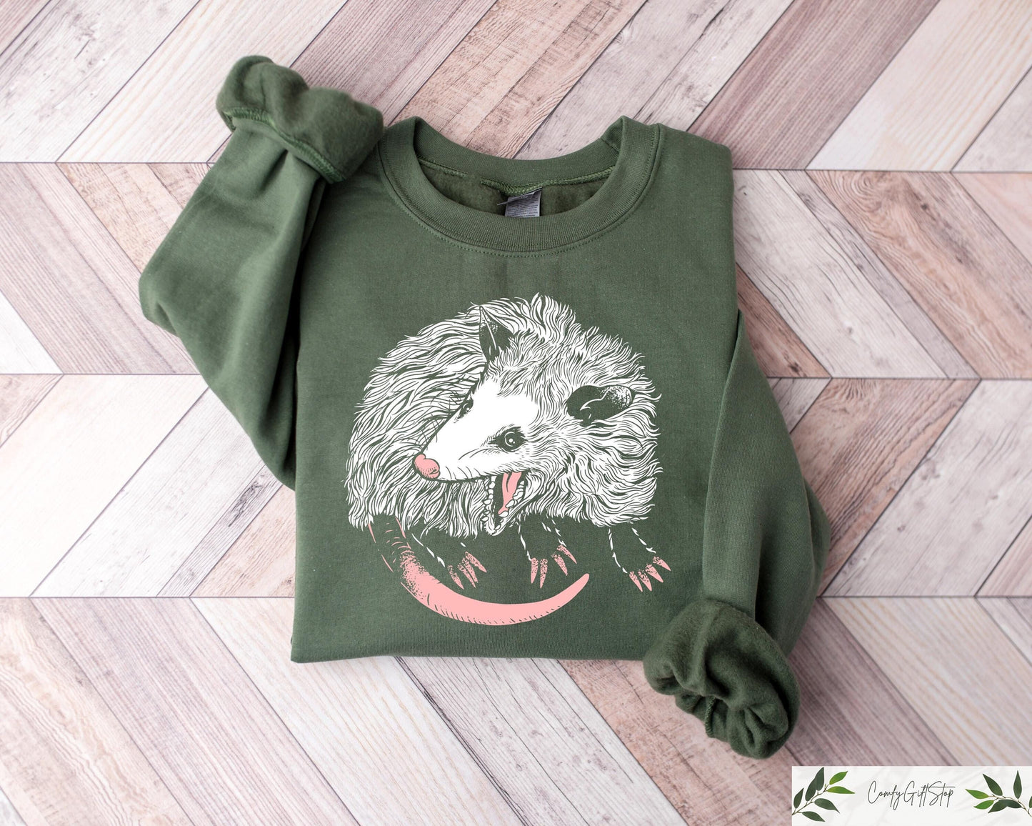 Opossum Sweatshirt Opossum Lover T shirt Cute Screaming Opossum Shirt Nature Inspired Apparel Animal Lover Gift Retro Women Tee Sweatshirt – Premium Graphic · High-Quality Print