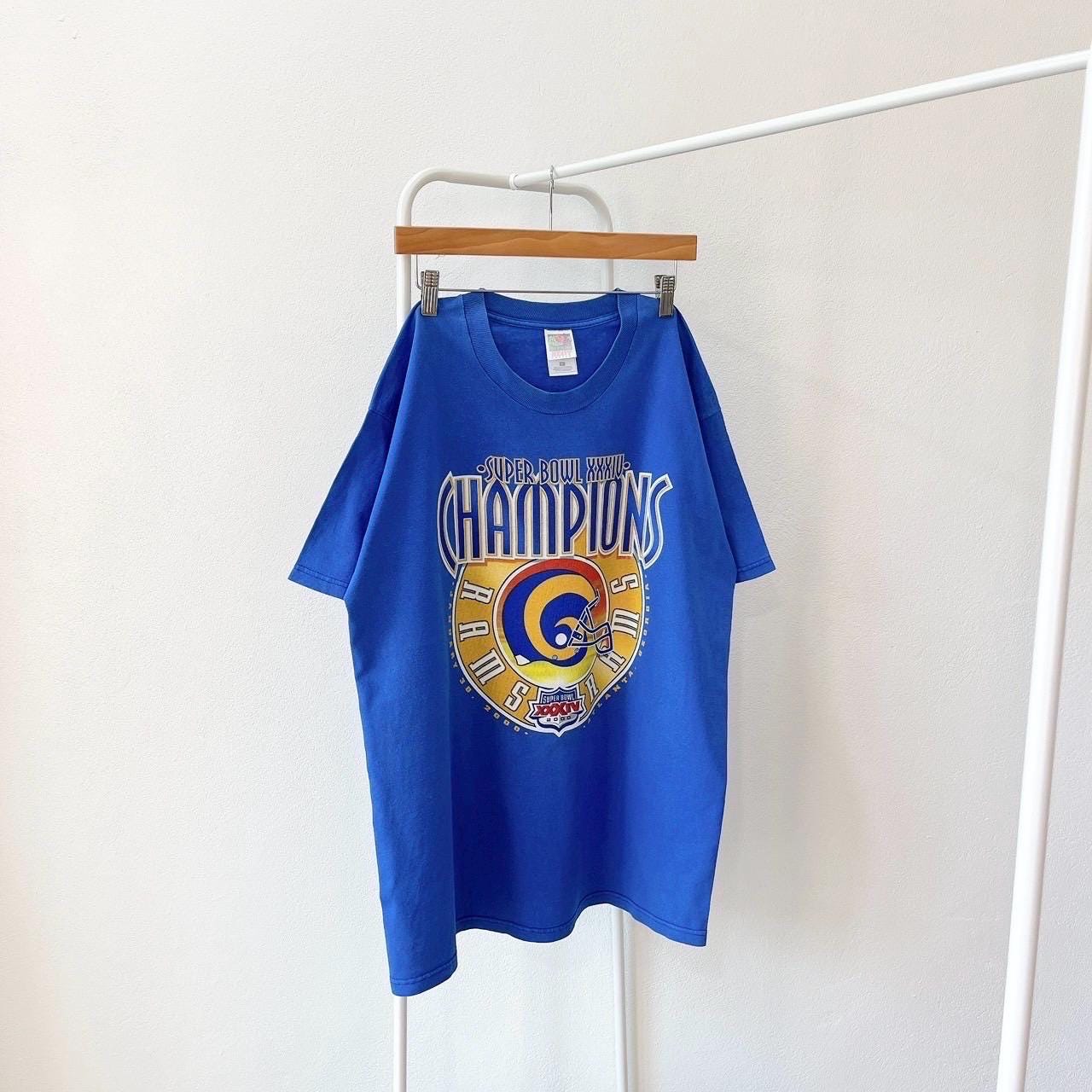 Vintage 00s St Louis Rams football Fruit of the loom blue t shirt XL Graphic Tee – Bold Style · Trending Graphic Apparel