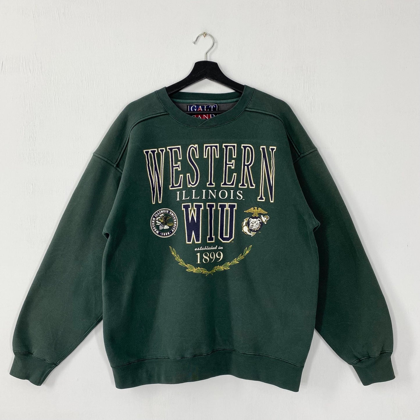 Vintage Western Illinois University Sweatshirt Western Illinois Crewneck Illinois Sweater Western Illinois Leathernecks Print Logo Large Sweatshirt – Everyday Comfort · Trending Graphic Apparel