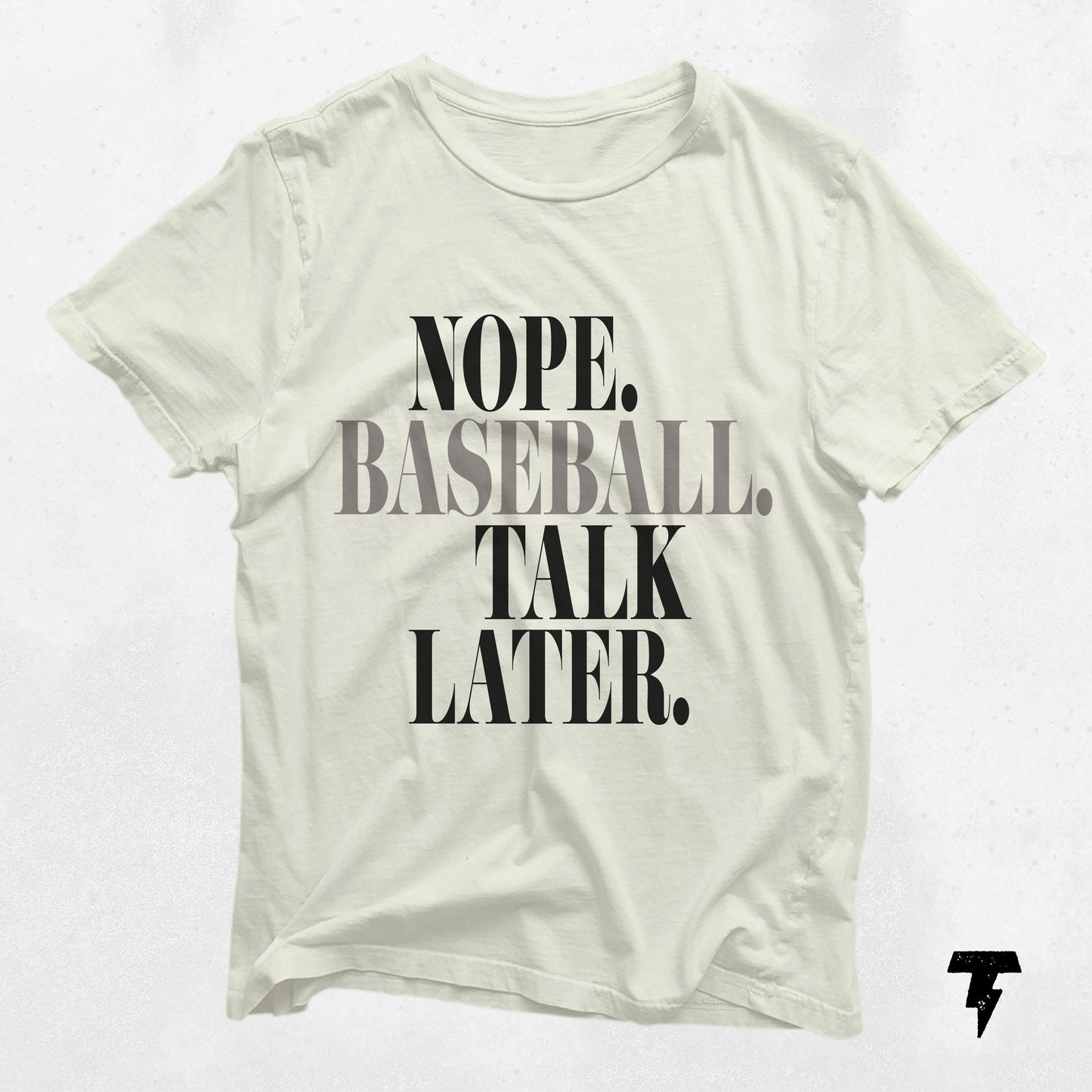 Nope Baseball Talk Later Shirt baseball shirt baseball accessories baseball coach gift baseball mom baseball player gift game day Graphic Tee – Aesthetic Look · Trending Graphic Apparel