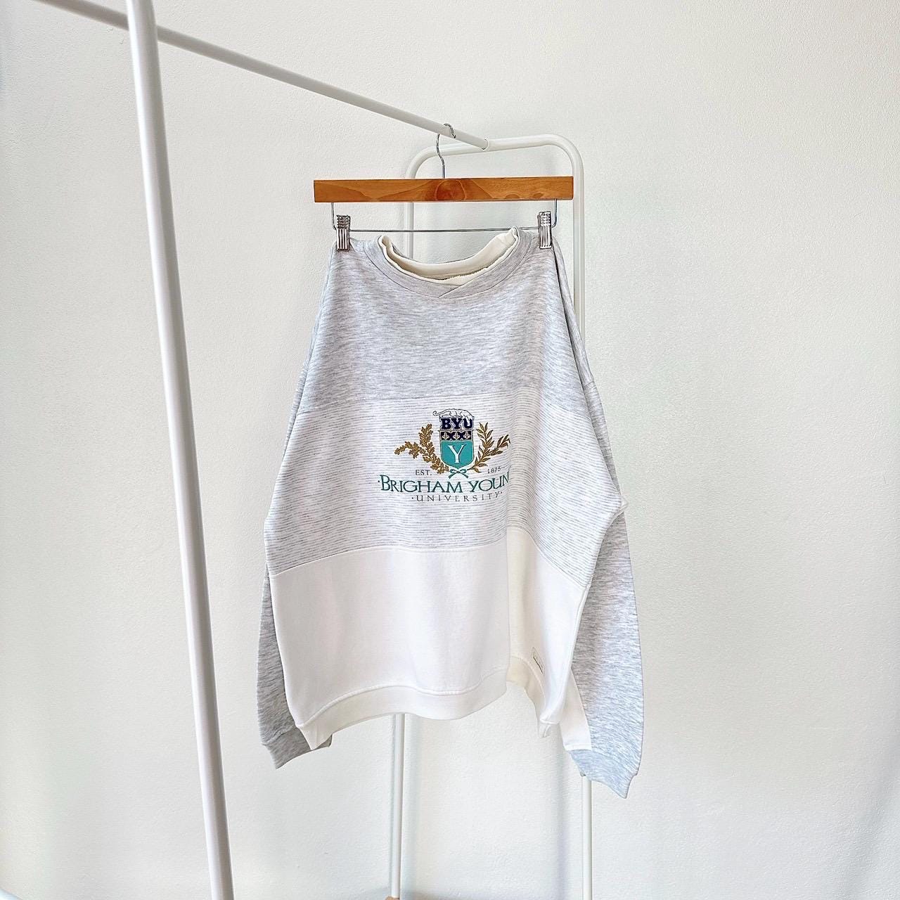 Vintage 90s Brigham Young BYU Cougars NCAA vintage Gear for sport gray sweatshirt XL Sweatshirt – Easygoing Wear · Must-Have Style