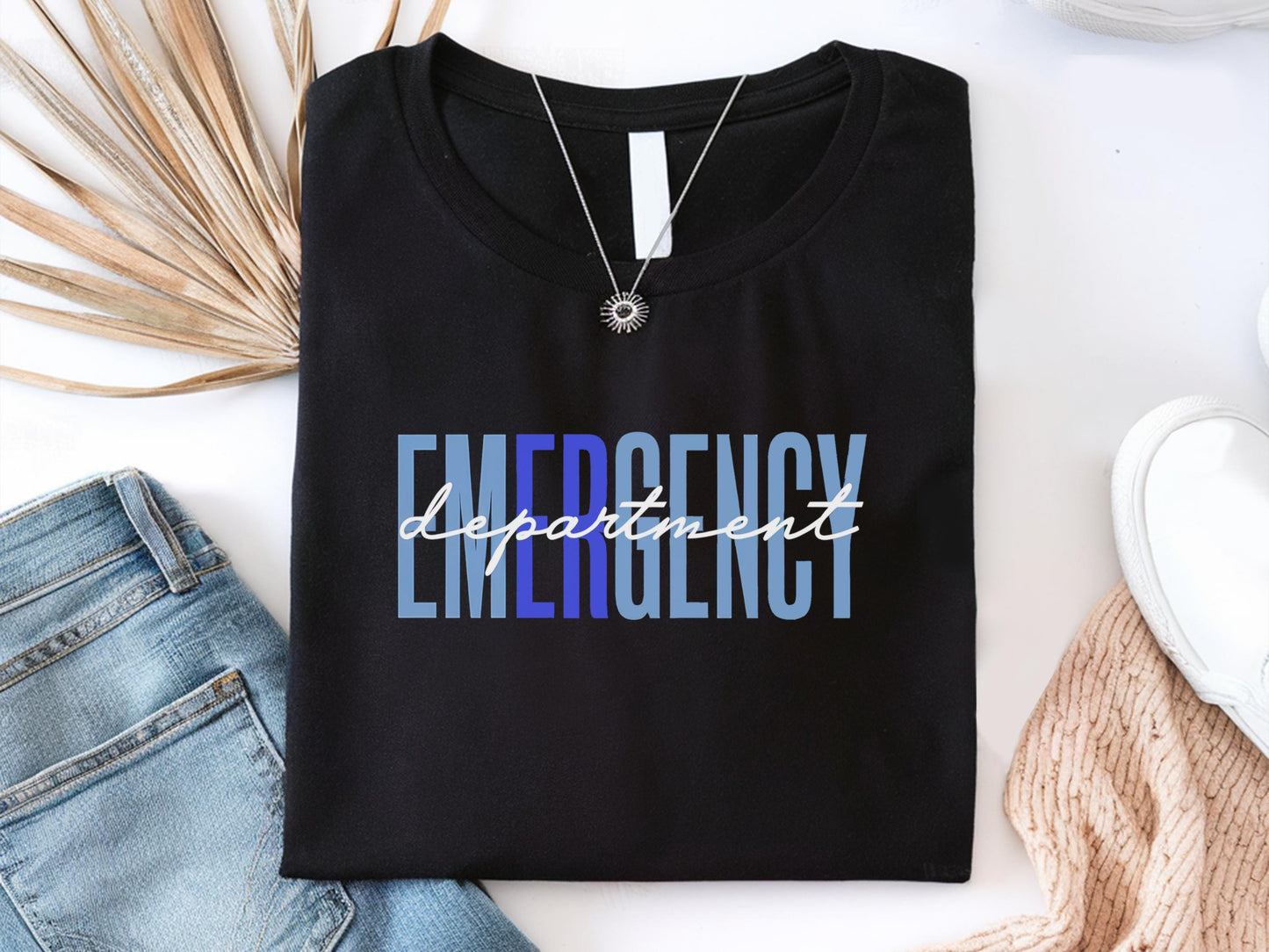ER Nurse Emergency Department Shirt Emergency Department Shirt Emerg Nurse Shirt Emergency Room Nurse Shirt Gift Emergency Nurse Giftful Graphic Tee – Cozy Vibes · Trending Graphic Apparel