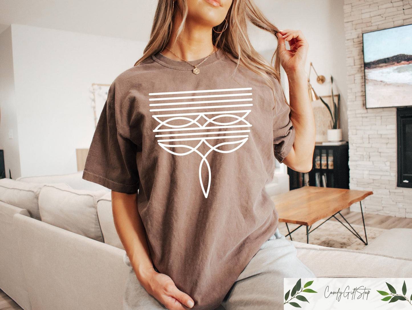 Boot Stitch Sweatshirt Country Girl Western T shirt Music Festival Shirt Funny Rodeo Outfit Cowboy Rodeo Tee Retro Cowgirl Gift Sweatshirt – Cozy Vibes · Great Gift For Fans