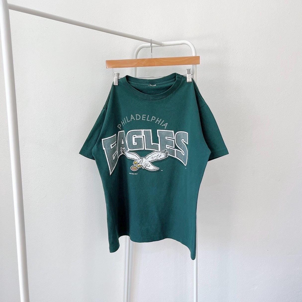 Vintage 90s Philadelphia Eagles football vintage NFL green t shirt M Graphic Tee – Premium Graphic · High-Quality Print