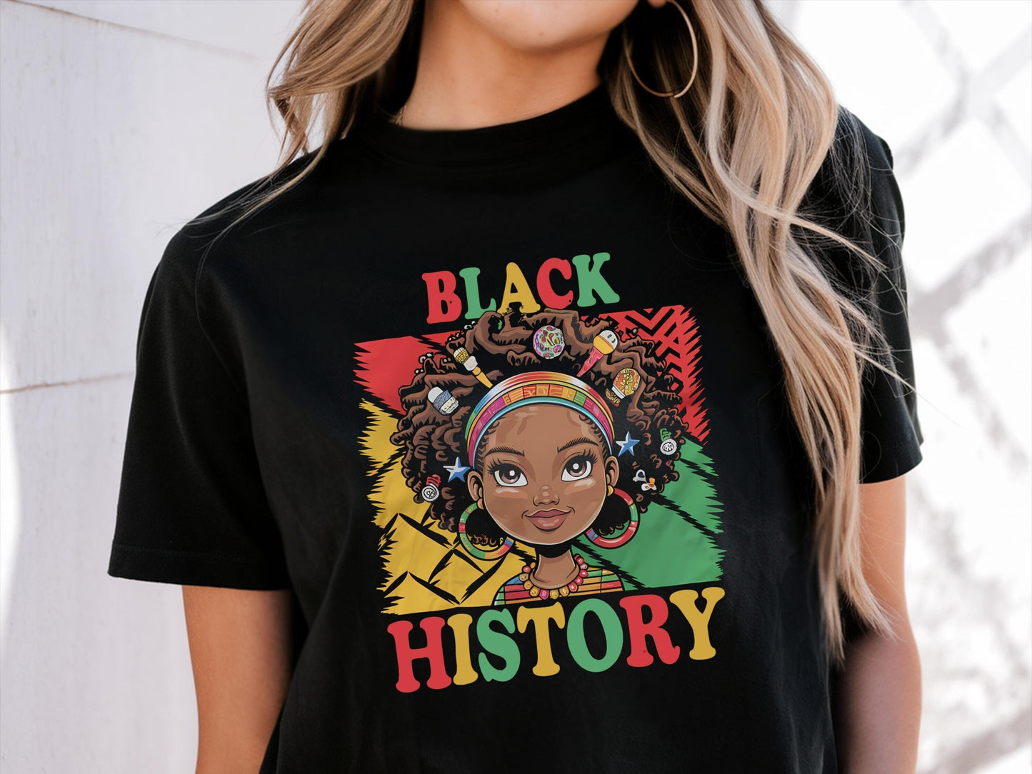 Girl Black History Month Shirt Girls Black History Shirt Juneteenth Shirt Giftful Black Juneteenth Girl Shirt Black History Month Shirt Graphic Tee – Warm & Stylish · Great Gift For Fans