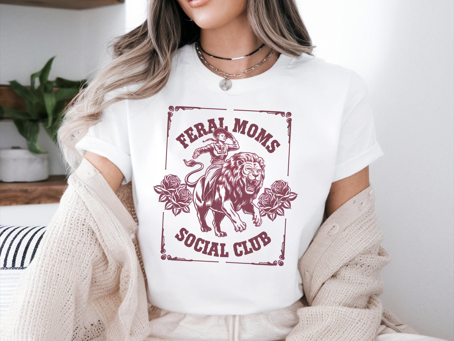 Feral Moms Social Club Shirt Feral Mom Shirt Gift Mother Days Shirt Feral Mom Gift Moms Social Club Shirt Tee Shirt For Mothers Day Graphic Tee – Soft Feel · Trending Graphic Apparel