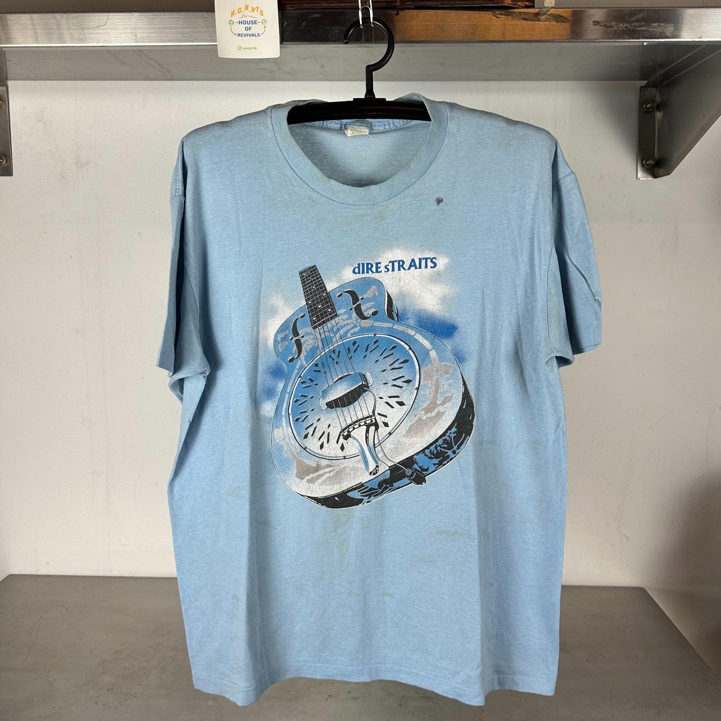 Vintage 1985 Dire Straits Brothers in Arms Live Concert Tour Rock Band single stitch Large T shirt Vintage Band shirt Vintage Music shirt Graphic Tee – Cozy Vibes · Perfect For Daily Wear