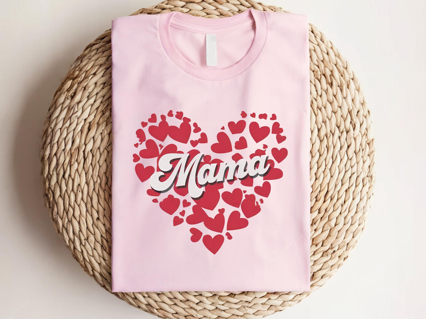 Mama Heart Tee Shirt Gift Mother Days Shirt Mama Shirt Gift Mothers Days Gifts New Mothers Day Shirt Tee Shirt For Mothers Day Graphic Tee – Soft Feel · Perfect For Daily Wear