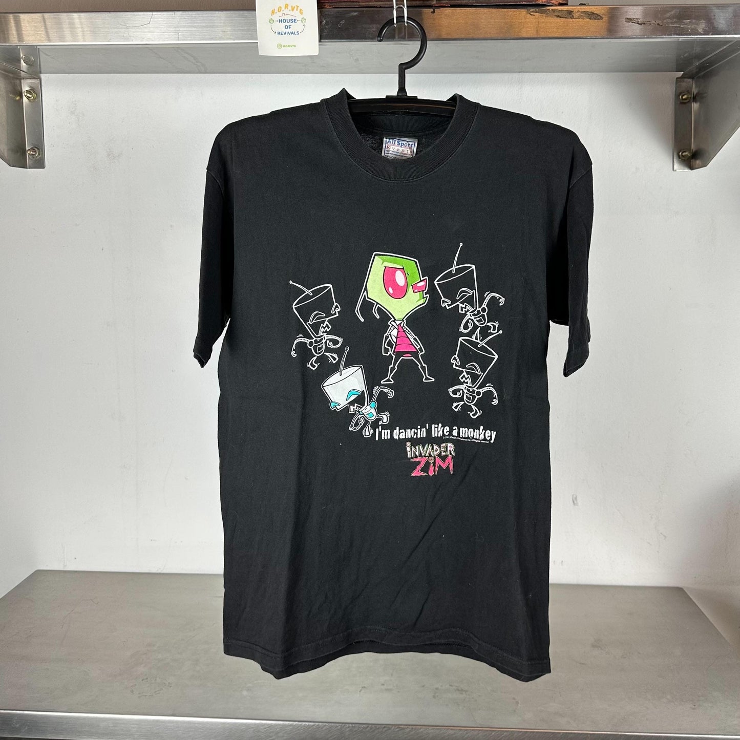 Vintage 2001 Invader Zim Im Dancing Like a Monkey TV Show Promo Medium T shirt Vintage Nickelodeon Tshirts Nickelodeon Tees Cartoon Tees Graphic Tee – Bold Style · Must-Have Style