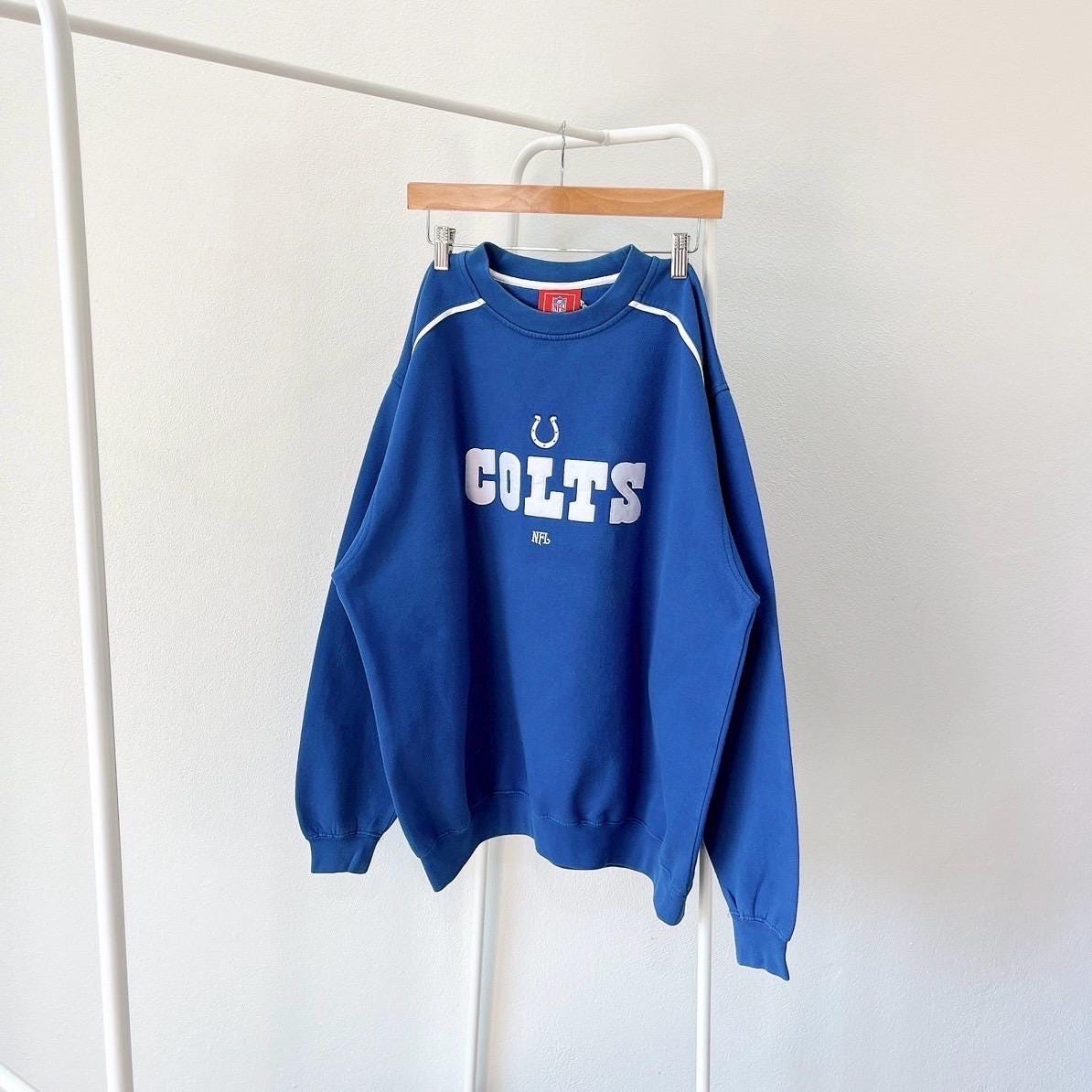 Vintage 00s Indianapolis Colts football NFL blue sweatshirt XL Sweatshirt – Everyday Comfort · Top Pick For Any Outfit