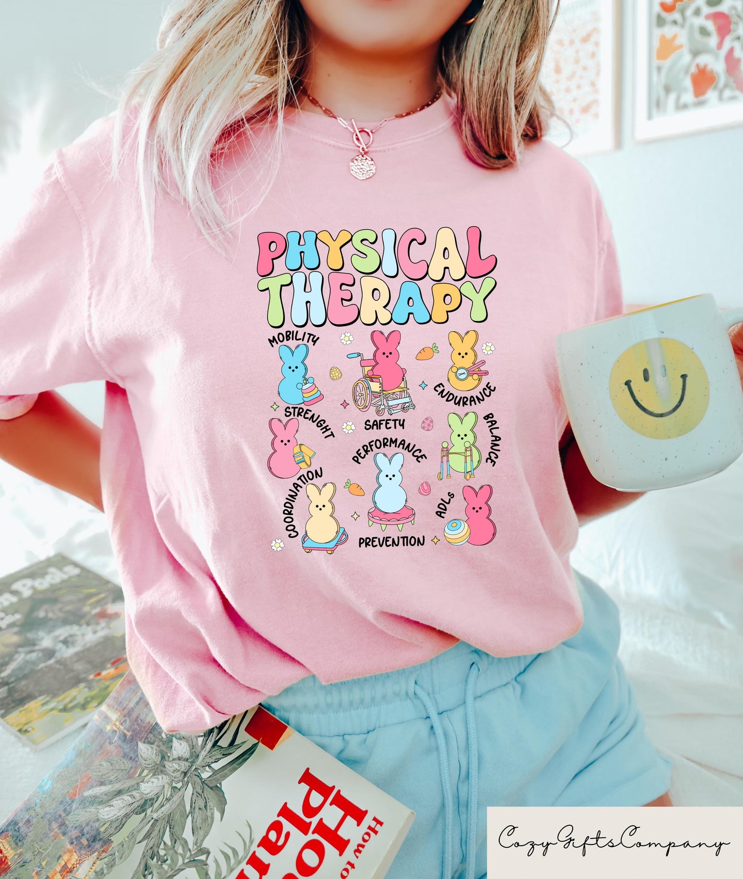 Physical Therapy Easter Day T shirt Easter Physical Therapist Shirt Pediatric Physical Therapy Easter Sweatshirt Shirt Easter PTA Gift Sweatshirt – Bold Style · Trending Graphic Apparel