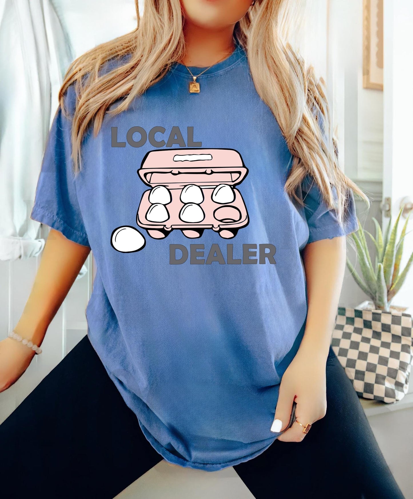 Christian Easter T Shirts Local Egg Dealer T Shirt Happy Easter Gifts Retro Chicken Shirt Farm Sweatshirt Christian Gifts Farmer Gifts Sweatshirt – Easygoing Wear · Trending Graphic Apparel