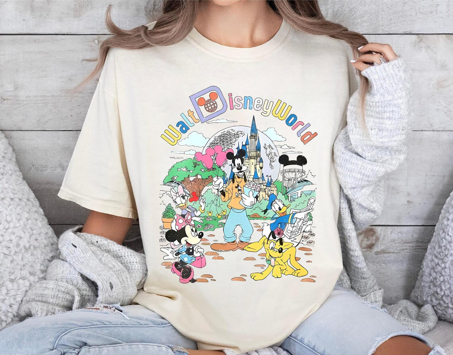 Retro Walt Disney World Shirt Vintage Disney 2025 Trip Tee Mickey and Friends Shirt Gift Disney Family Vacation T shirt Graphic Tee – Aesthetic Look · Must-Have Style