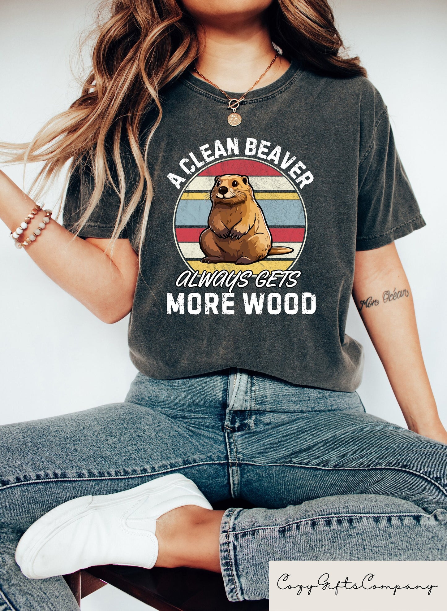 A Clean Beaver Always Gets More Wood Dirty Humor Tee Adult Humor shirt Gag Shirt Inappropriate Tshirt Woman Aesthetic Tee Graphic Tee – Aesthetic Look · Top Pick For Any Outfit