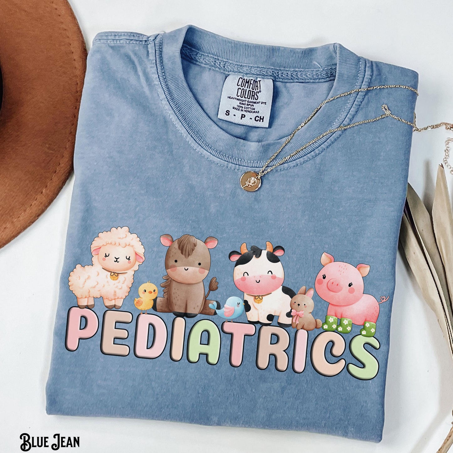 Pediatrics Shirt PEDS Nurse Tee Farm Animals Pediatrics RN Pediatric Doctor Tshirt PICU Tee Gift for Pediatric Nurse Graphic Tee – Feel-Good Design · High-Quality Print