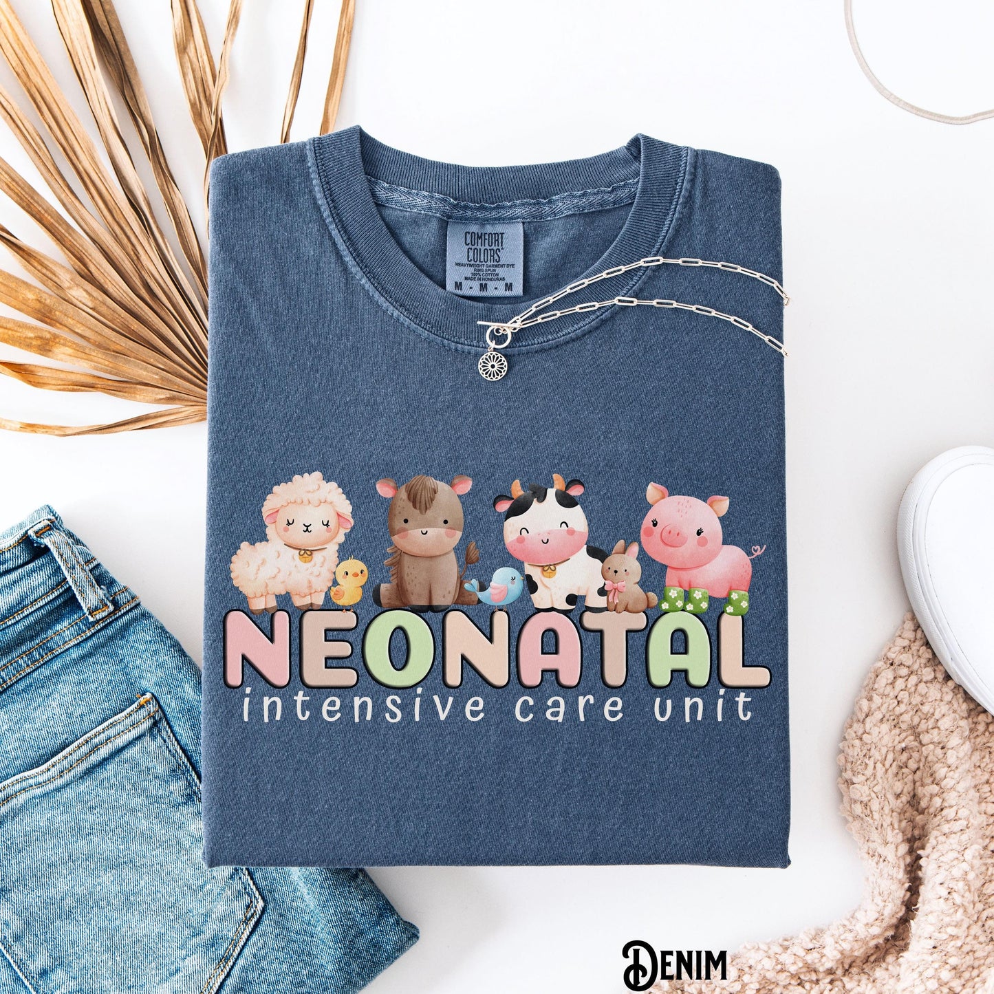 NICU Shirt Neonatal Intensive Care Unit Tee Neonatal Nurse Tshirt Neonatal Doctor Cute Farm Animals NICU Nurse Gift Graphic Tee – Everyday Comfort · Must-Have Style