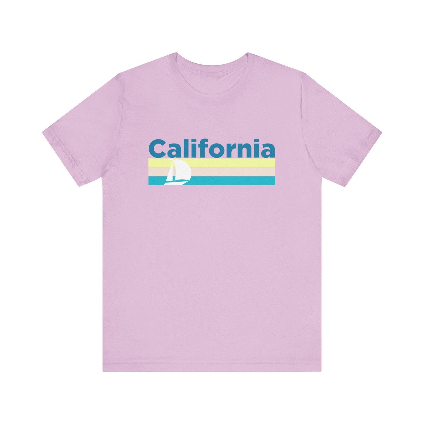 California T Shirt Sailboat Graphic California Tee Graphic Tee – Aesthetic Look · High-Quality Print
