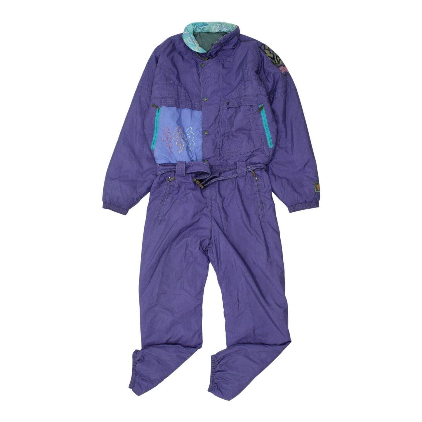 Vintage Mens Ski Suit Virage Retro Purple Winter Sportswear Snowsuit VTG Graphic Tee – Soft Feel · Trending Graphic Apparel