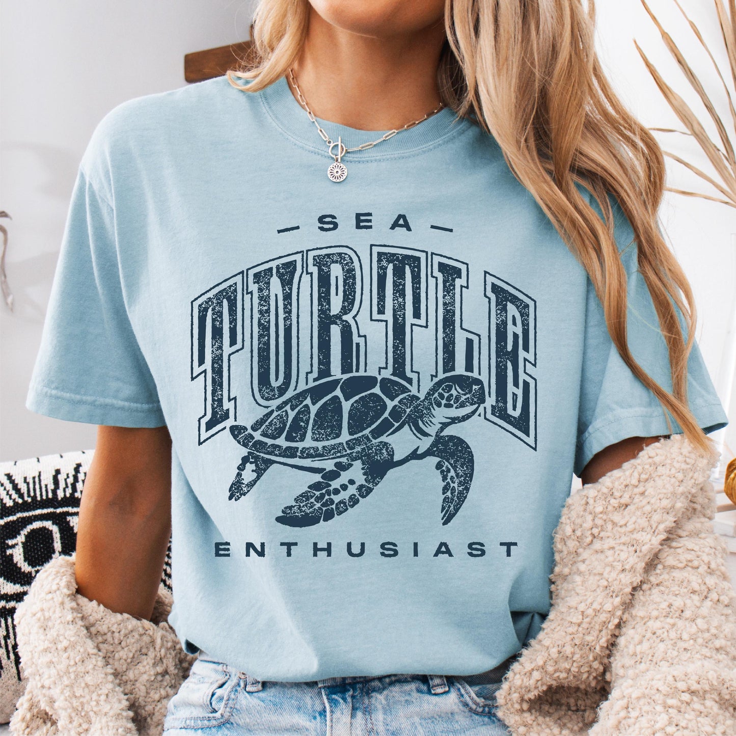 Sea Turtle Enthusiast Shirt Perfect Gift for Sea Turtle Lovers Ocean Lovers Cute Turtle Tee for Marine Life Fans Graphic Tee – Easygoing Wear · Great Gift For Fans