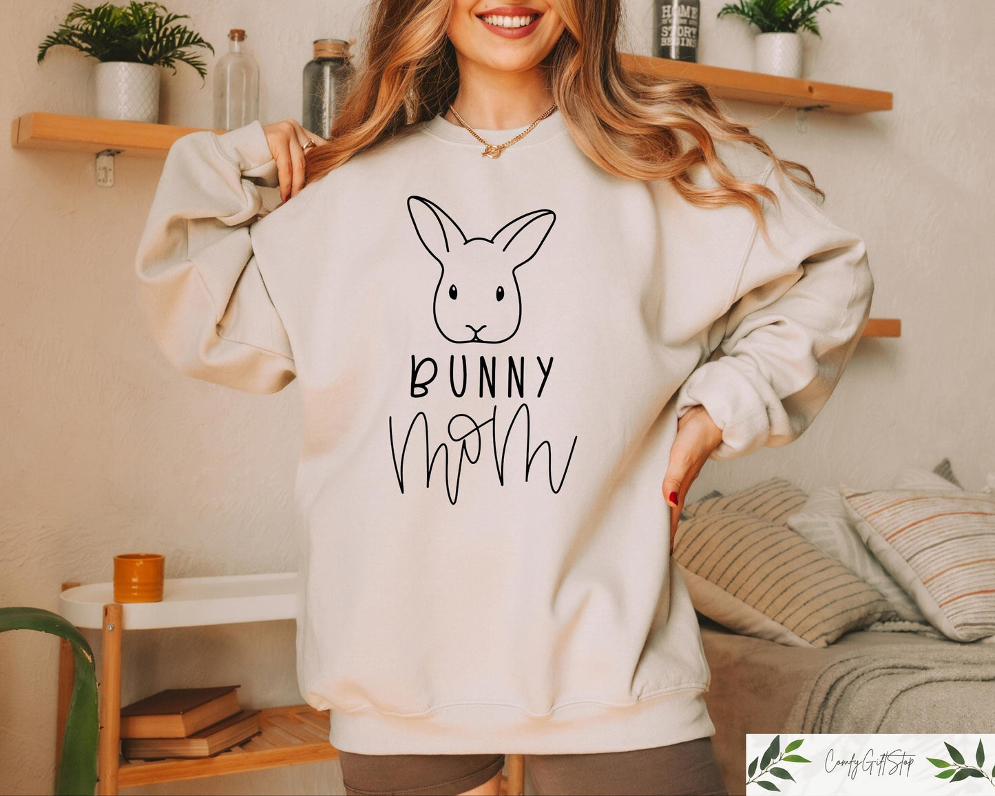Bunny Mom Sweatshirt Easter Rabbit T shirt Easter Mama Shirt Rabbit Mama Tee Easter Matching Gift Funny Easter Bunny Mom Hoodie Hoodie – Bold Style · High-Quality Print