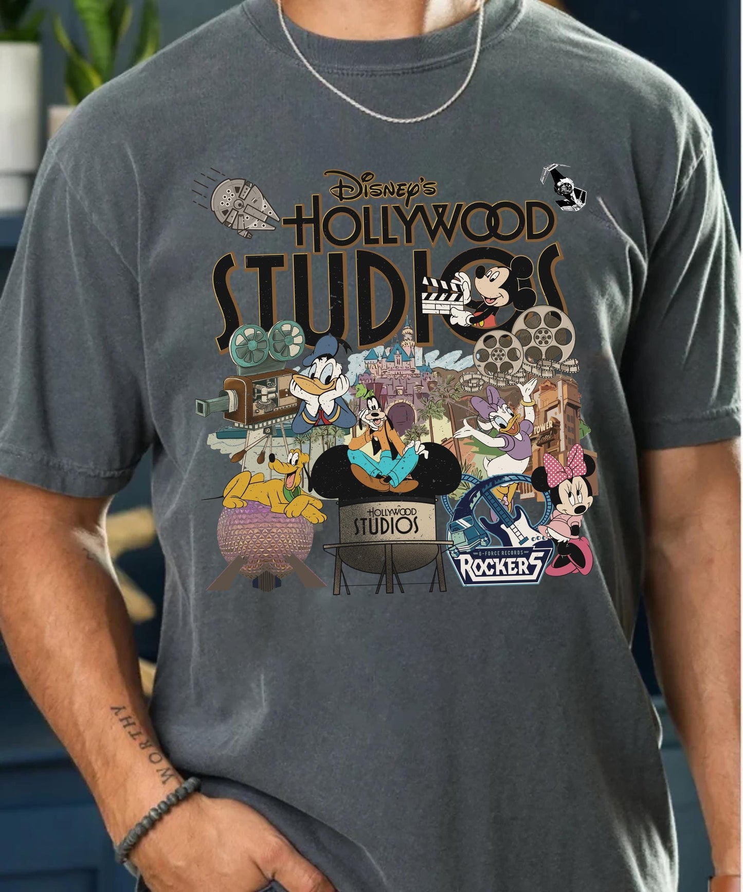Disney Hollywood Studios Shirt Retro Disney Hollywood Studios Trip Tee Hollywood Studios Disney Family Vacation Shirt Disney Trip T shirt Graphic Tee – Easygoing Wear · Great Gift For Fans