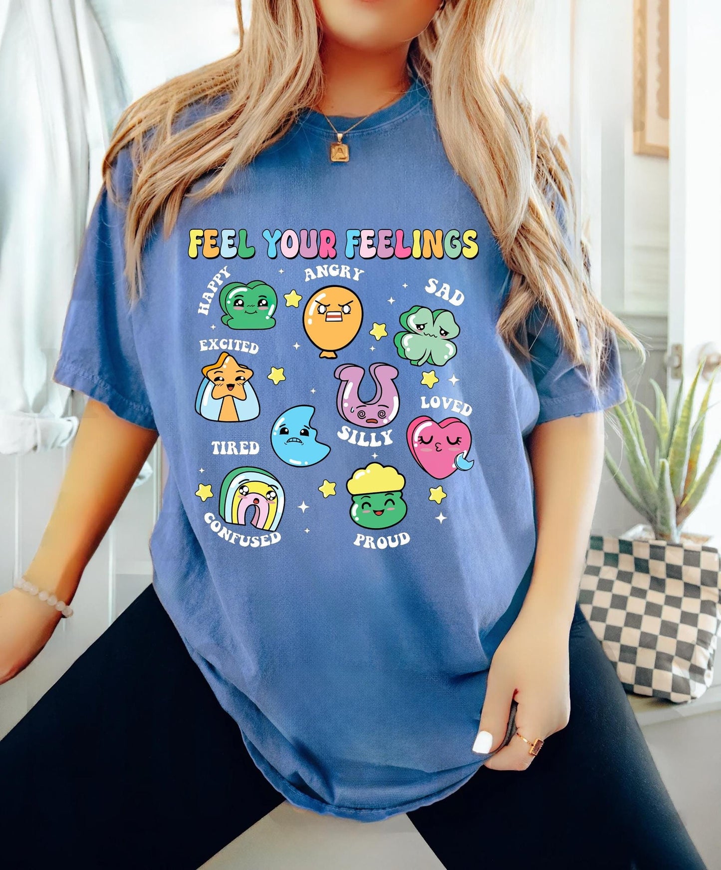 Feel Your Feelings St Patrick39s T shirt School Counselor Shamrock Shirt Psychologist St Paddy39s Day Tee Teacher St Patty39s Gift Graphic Tee – Soft Feel · Top Pick For Any Outfit