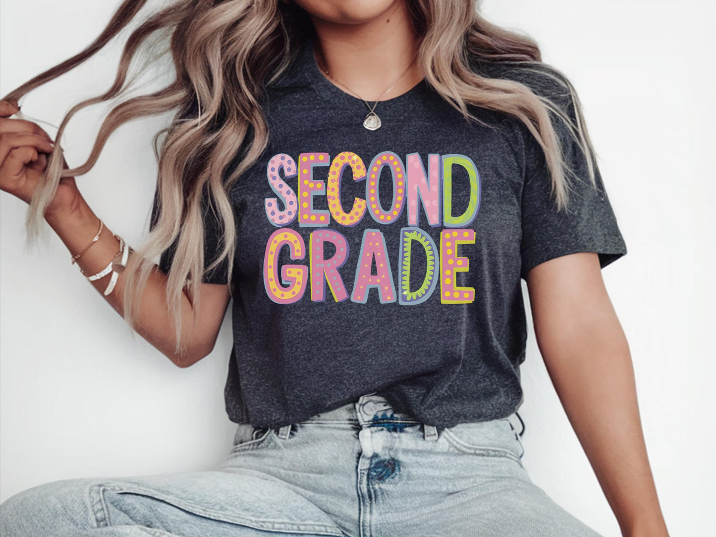 Second Grade T Shirt 2nd Grade Shirt Gift 2nd Grade Teacher Shirt Gifted New 2nd Grade Teacher Shirt Gifted For Teachers Graphic Tee – Aesthetic Look · Must-Have Style