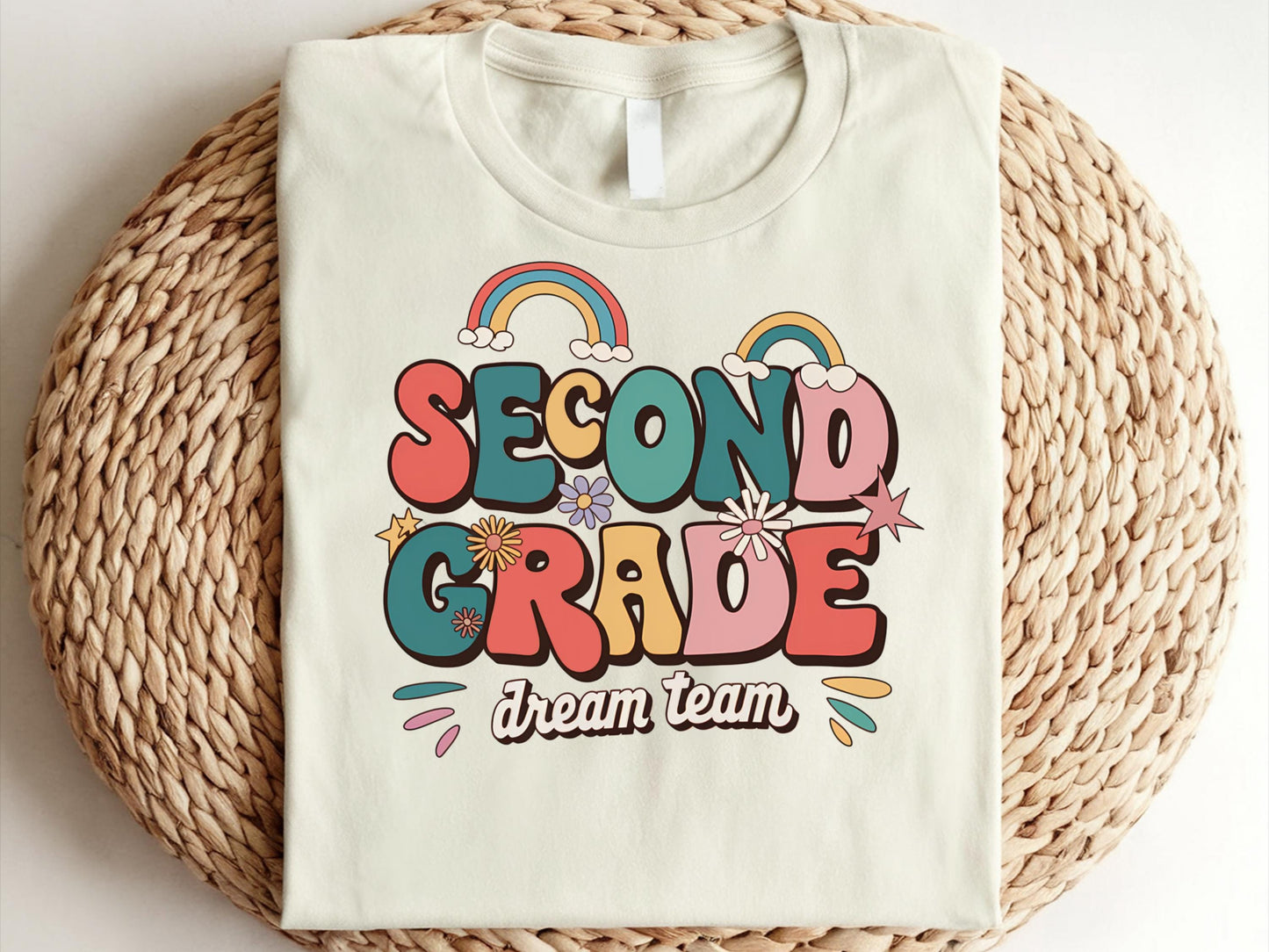 Second Grade T Shirt Second Grade Elementary Shirt 2nd Grade Shirt Gift 2nd Grade Teacher Shirt Gifted Back To School Shirts Graphic Tee – Aesthetic Look · High-Quality Print