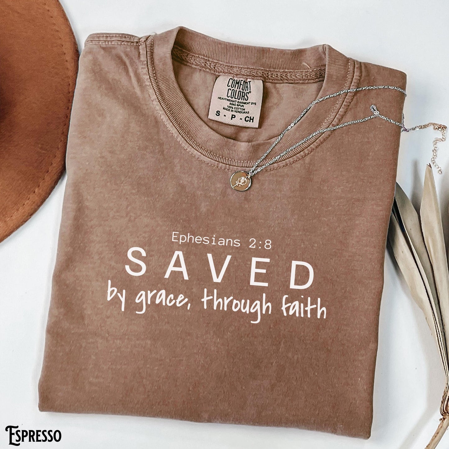 Christian Shirt Saved by Grace Through Faith Tee Minimalist Christian T Shirt Bible Verse Scripture Christian Gift Graphic Tee – Easygoing Wear · Trending Graphic Apparel