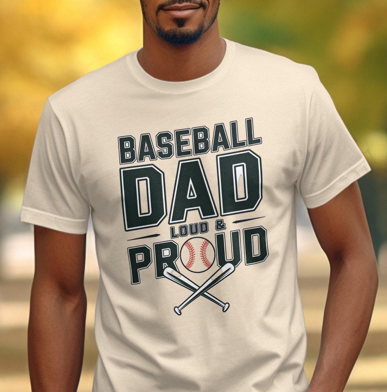 Baseball Dad Loud and Proud Shirt Baseball Dad Gift Proud Dad Baseball Tee Father39s Day Shirt Baseball Fan Dad T Shirt Graphic Tee – Bold Style · Great Gift For Fans