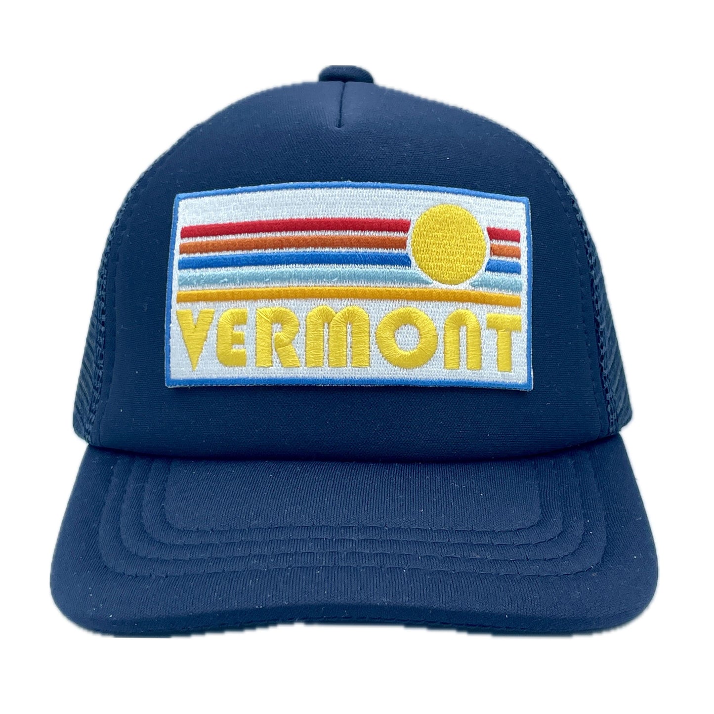 Baby Vermont Trucker Hat Infant Hat 6 month 2 years Retro Sunset Graphic Tee – Everyday Comfort · Top Pick For Any Outfit