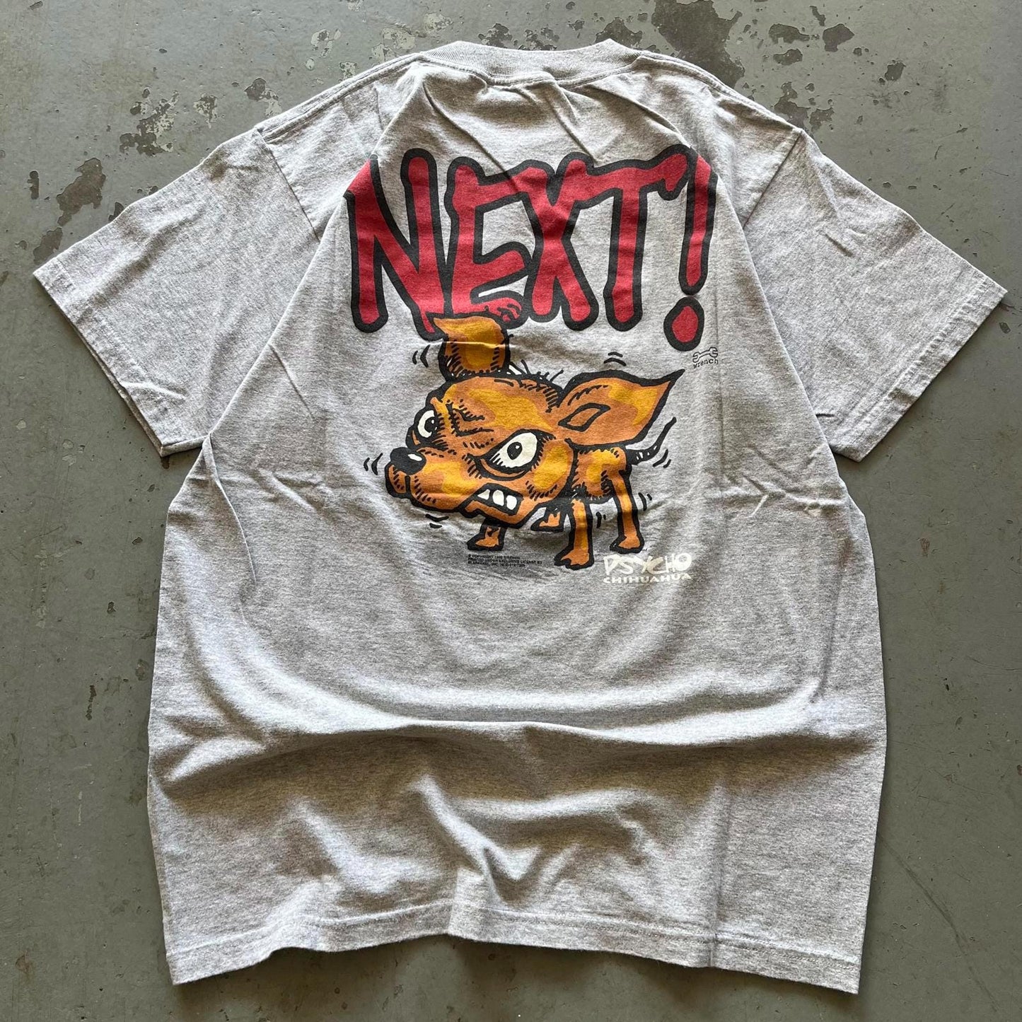 Vintage 90s Y2K Funny Psycho Chihuahua Perro Loco Dog Shirt Graphic Tee – Cozy Vibes · Top Pick For Any Outfit