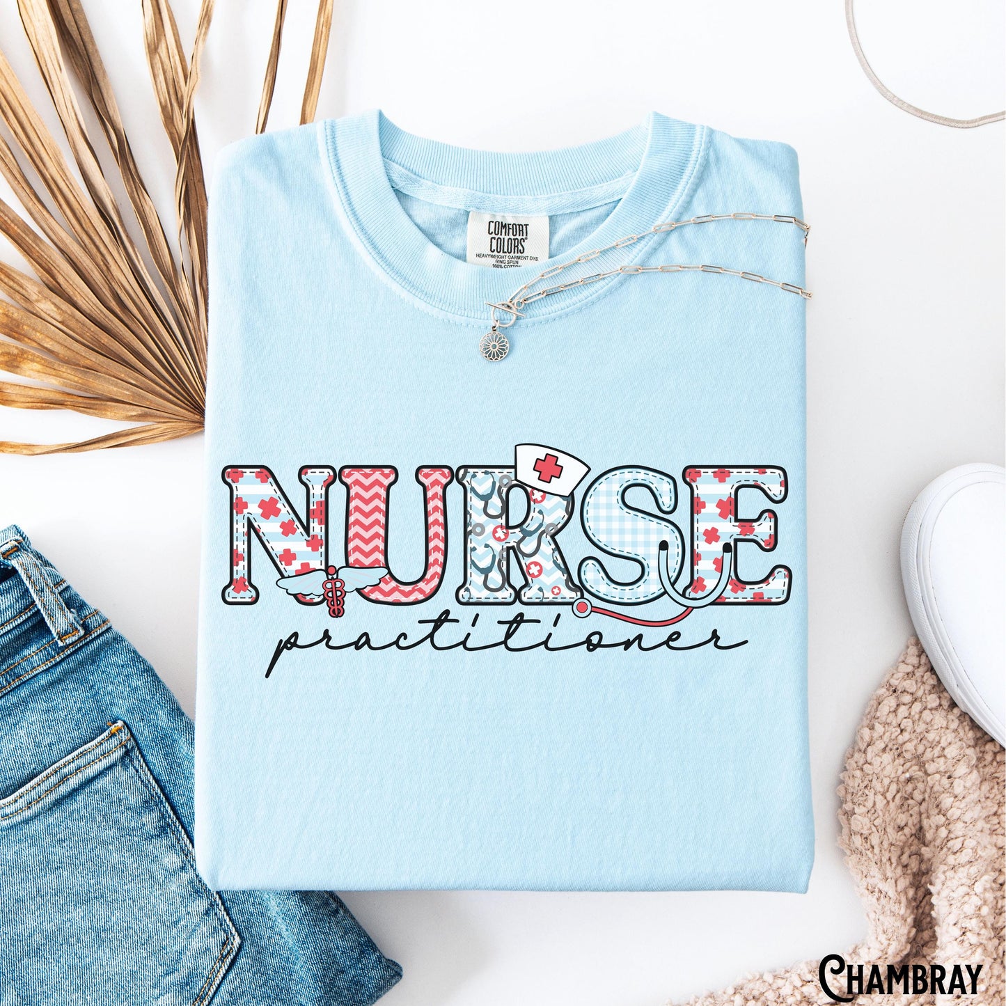 Nurse Practitioner Shirt Cute NP Tee Trendy Stethoscope T Shirt NP Nursing Nurse Life Graduation Appreciation Gift Graphic Tee – Everyday Comfort · Great Gift For Fans