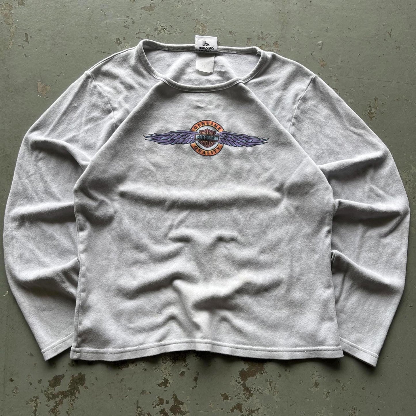 Vintage Y2K Harley Davidson Glitter Wings Grunge Biker Shirt Graphic Tee – Everyday Comfort · Must-Have Style
