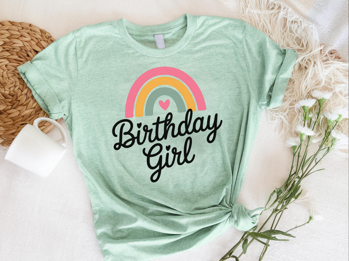 Birthday Girl Rainbow Shirt Kids Rainbow Birthday Shirt Birthday Girl Shirt Family Birthday Shirts Girl Family Birthday Shirts Girl Graphic Tee – Everyday Comfort · Must-Have Style