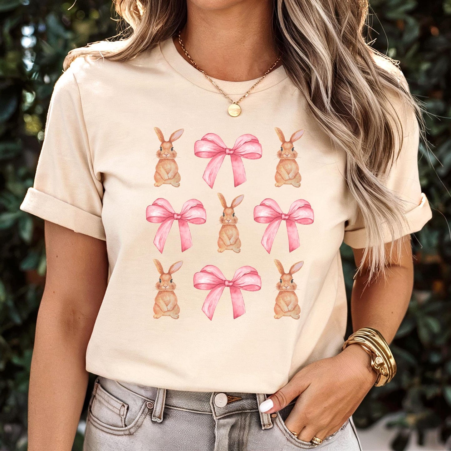 Coquette Bunny Shirt Womens Easter Shirt Easter Vibes Shirt Easter Outfit Pink Bow Shirt Easter Shirts For Women Kids Easter Shirt Graphic Tee – Warm & Stylish · Trending Graphic Apparel