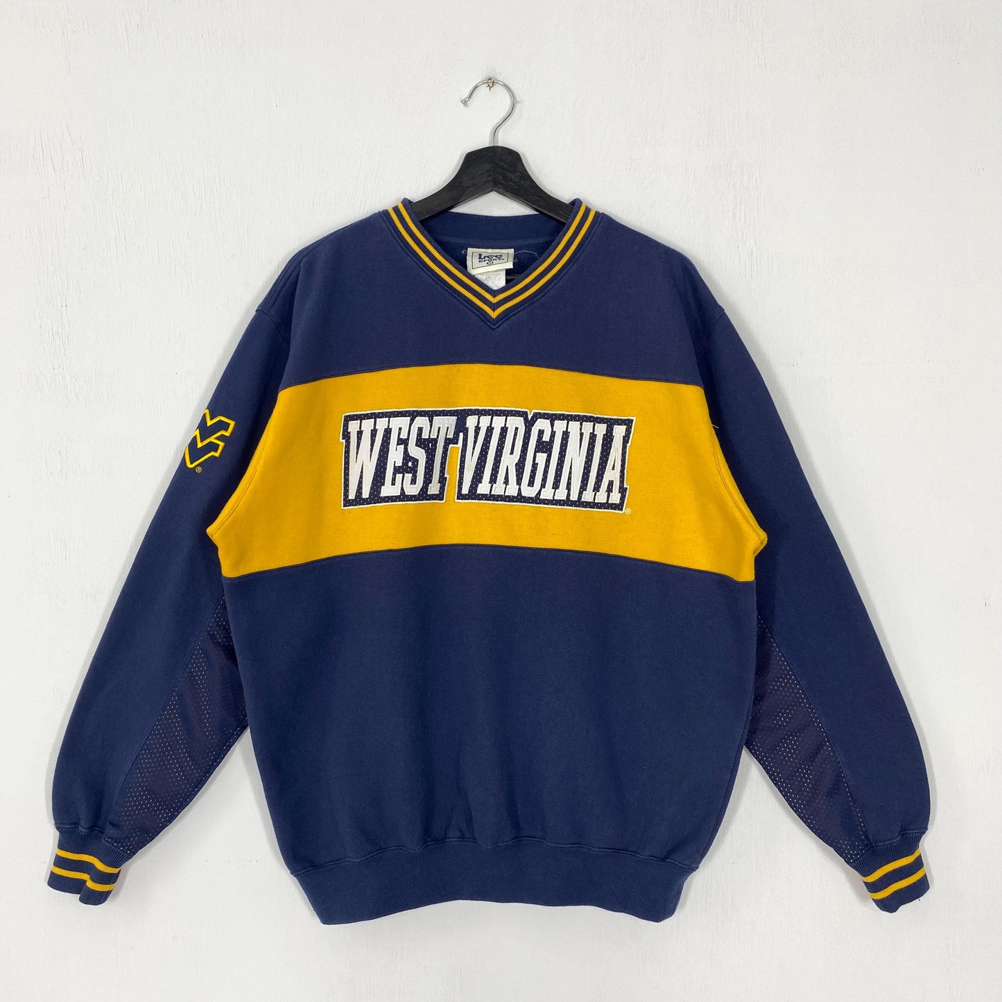Vintage West Virginia University Sweatshirt West Virginia Crewneck West Virginia Sweater West Virginia Mountaineers Embroidered Logo Medium Sweatshirt – Cozy Vibes · Perfect For Daily Wear