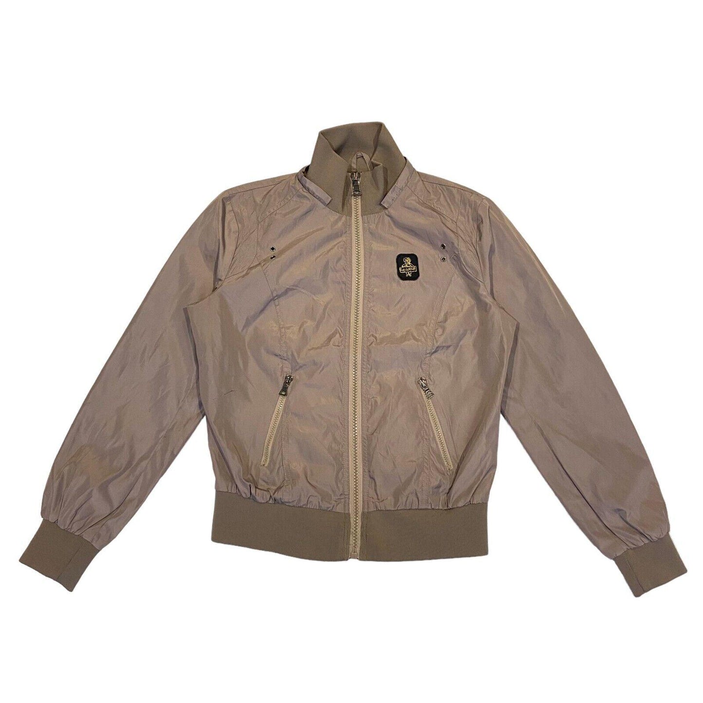 Refrigue Womens Track Jacket Vintage Brown Designer Polyester Full Zip Casual Graphic Tee – Cozy Vibes · Must-Have Style
