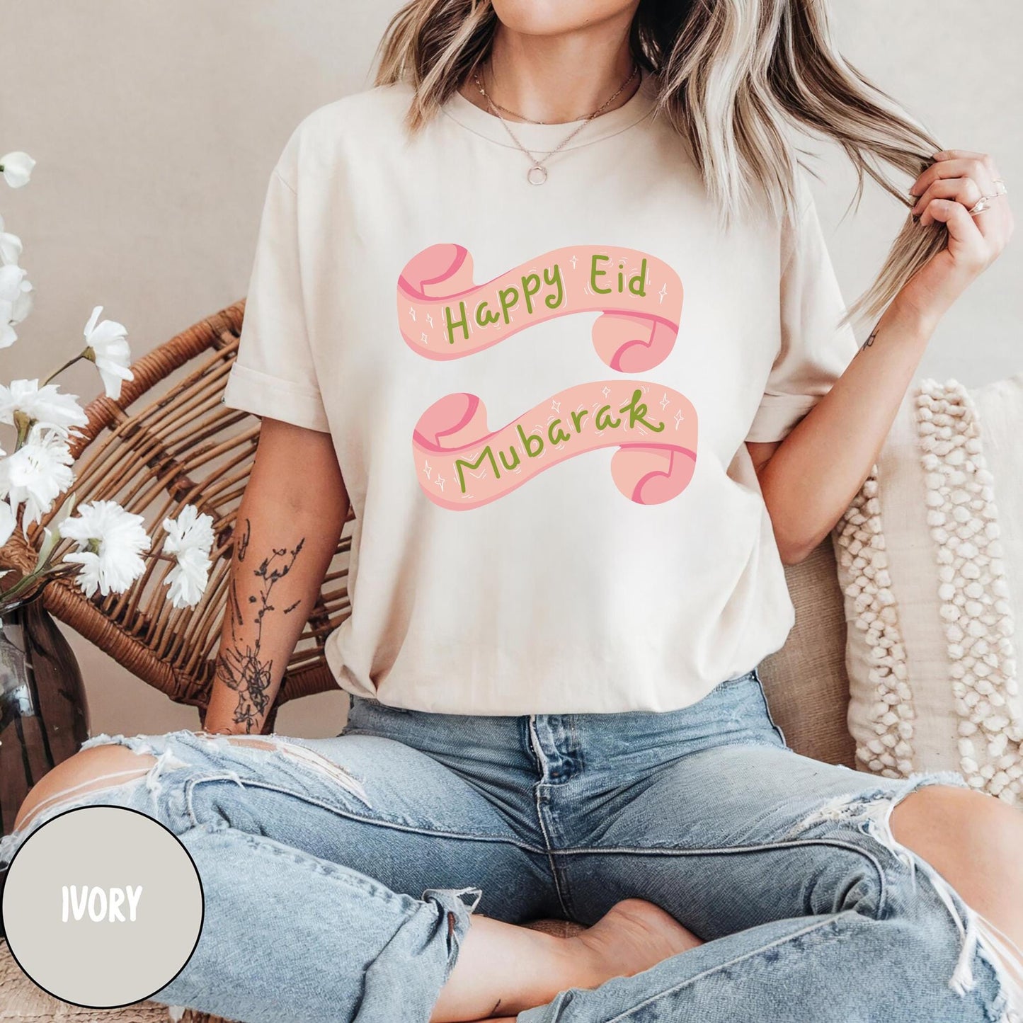 Happy Eid Mubarak Shirts Eid Shirts Ramadan Mubarak Tee Muslim Eid Shirt Muslim Shirts Islamic Shirts Religious Shirt Ramadan Kareem Graphic Tee – Soft Feel · Trending Graphic Apparel