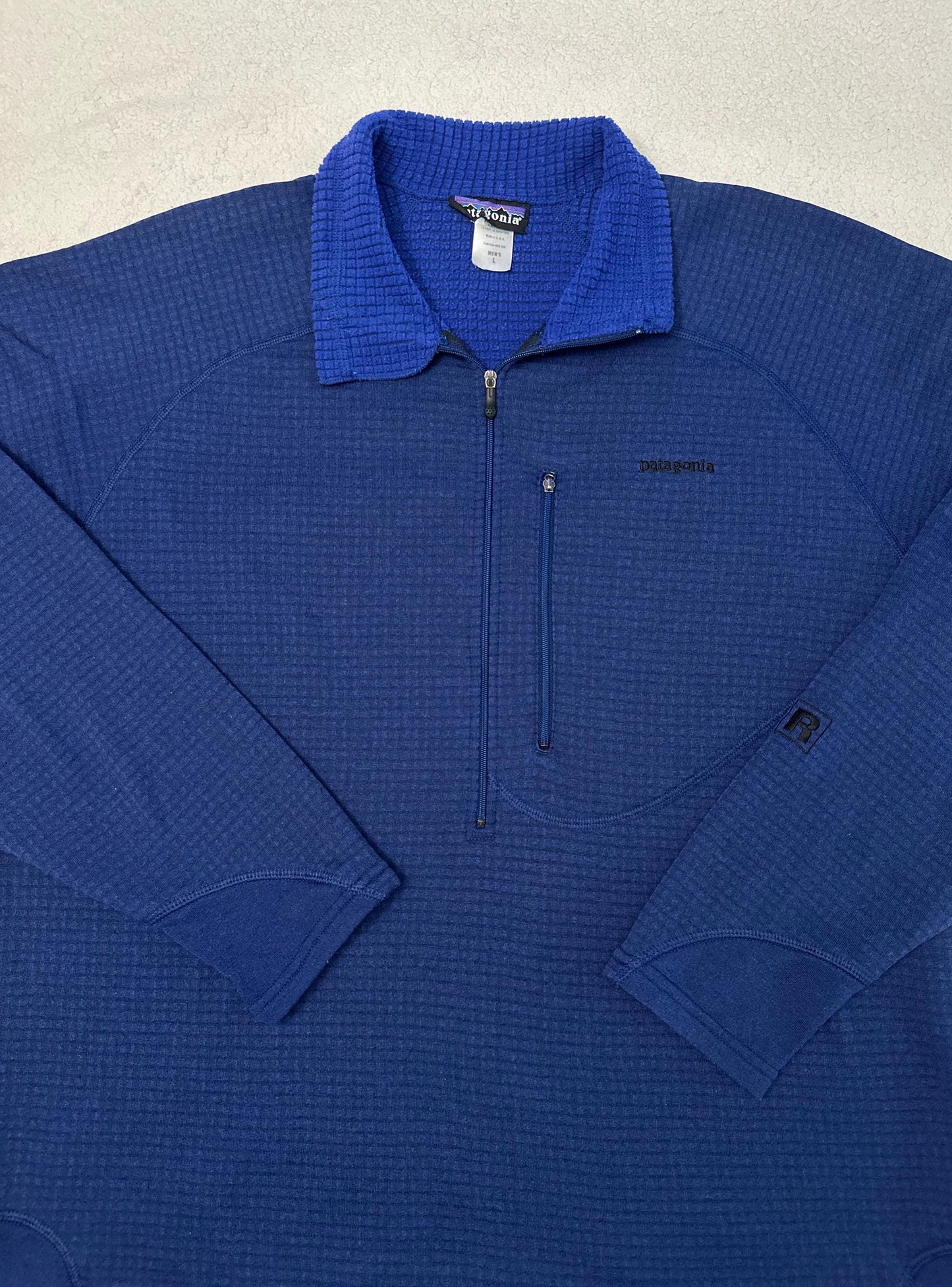 Vintage 2000s Y2K Patagonia Regulator R1 Flash Waffle Grid Fleece Pullover L XL Graphic Tee – Feel-Good Design · Trending Graphic Apparel