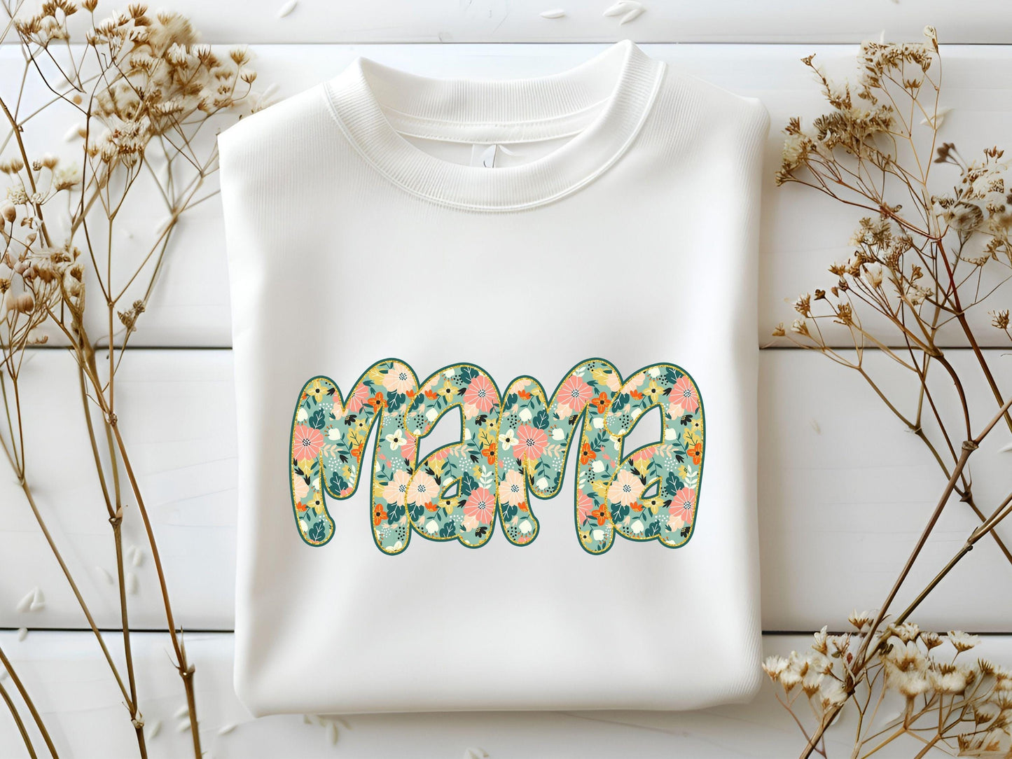 Floral Mama Sweatshirt Nana Sweat Mother39s Day Gift Mommy Sweat New Mom Gift Gift for Mother Nini SweatGigi Birthday Gift For Grandma Sweatshirt – Fan Favorite · Top Pick For Any Outfit