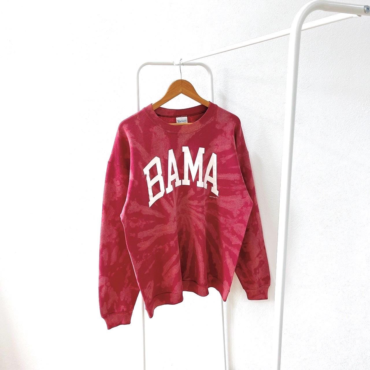 Vintage 90s Alabama Crimson Tide Bama Vintage Tee jays tie dye red sweatshirt XXL Sweatshirt – Feel-Good Design · Top Pick For Any Outfit