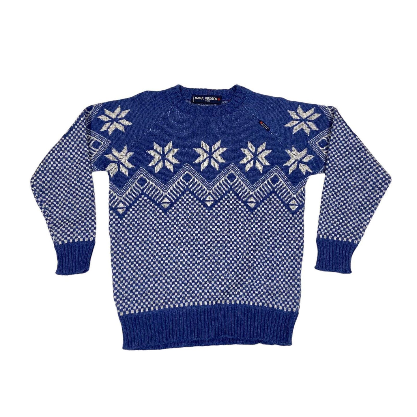 Daniel Hechter Nordic Sweater Vintage Mens Blue Designer Acrylic Wool Jumper Graphic Tee – Premium Graphic · Great Gift For Fans