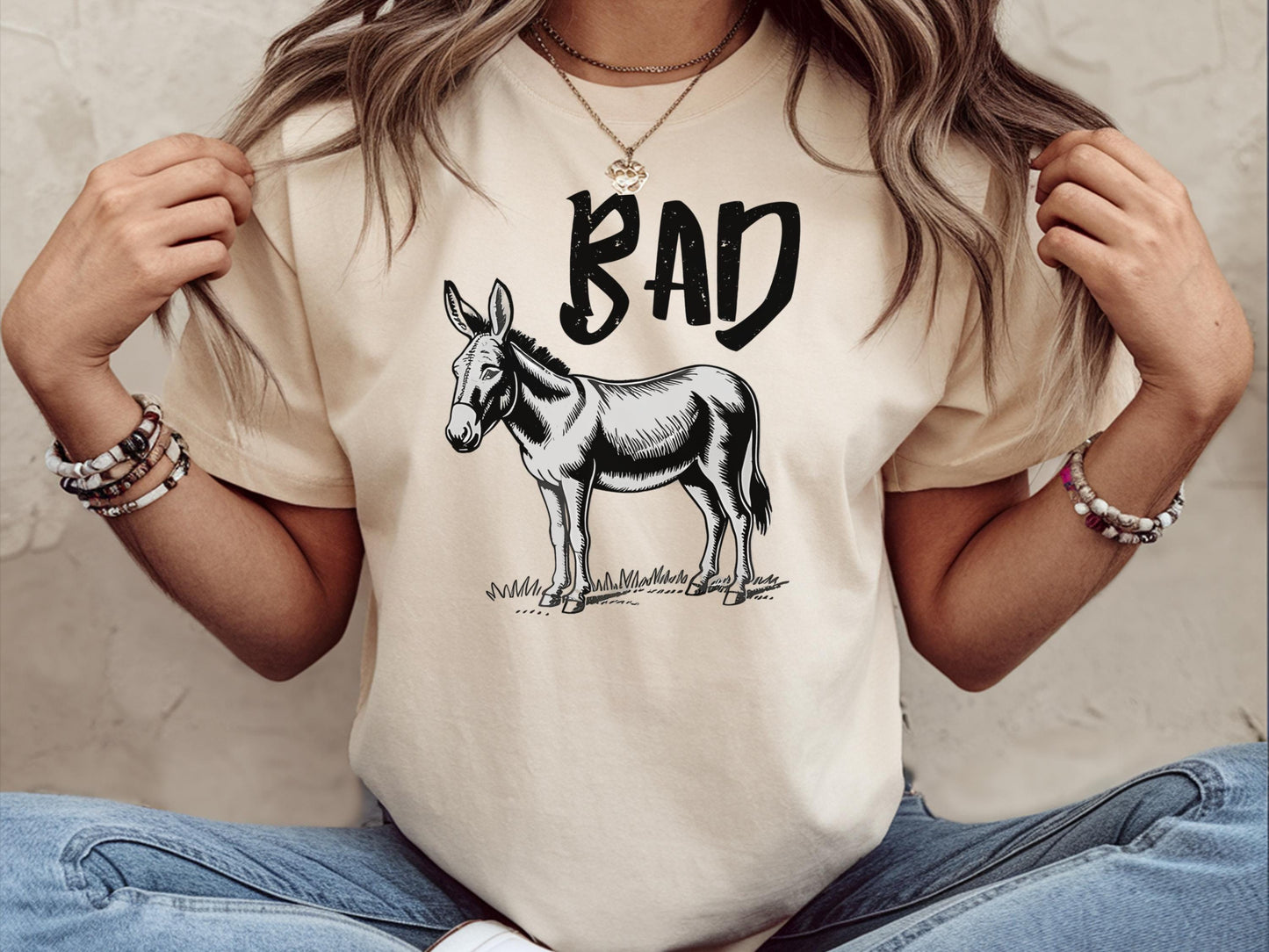 Funny Bad Ass Donkey Shirt Donkey Retro Shirt Bad Donkey Shirt Funny Meme Shirt Adult Humor Shirting Humor Sarcastic Offensive Shirt Graphic Tee – Aesthetic Look · Trending Graphic Apparel