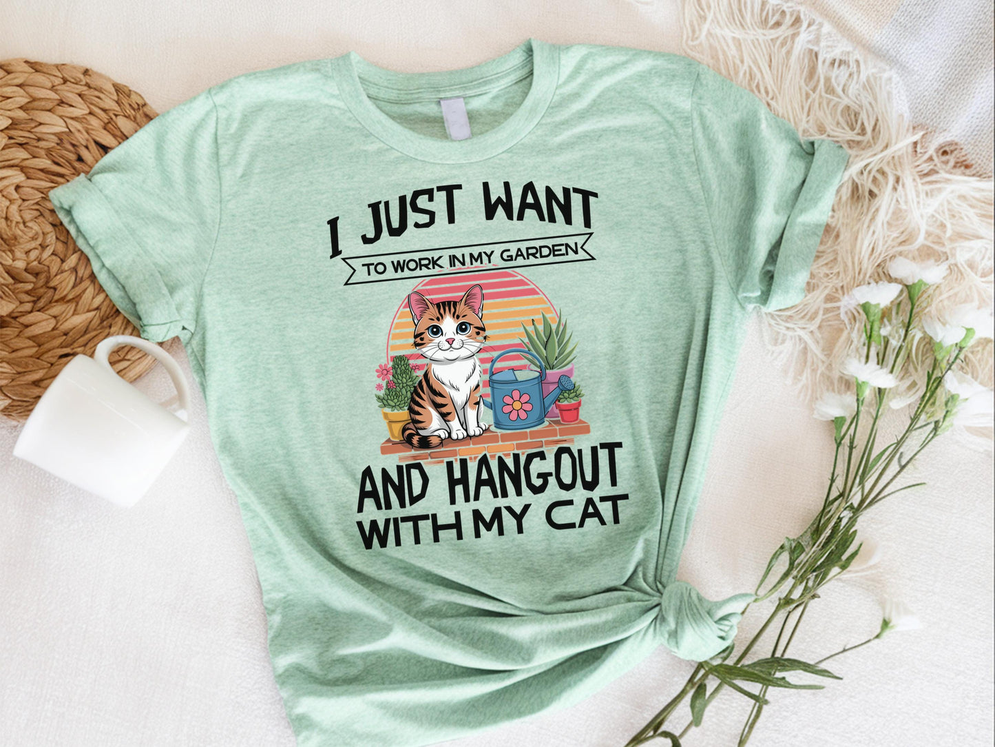Gardening Cats Shirt Gardener Shirt Plant Shirt Gifted Shirt For Cat Lovers Gift Plants Lovers Gift Plant Shirt Garden Lover Gift Graphic Tee – Aesthetic Look · Trending Graphic Apparel